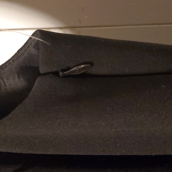 NWOT Ann Taylor Front Key Hole Square Neck Back Women's Black Dress - Size 0 - Picture 5 of 12